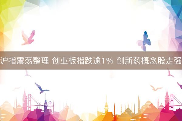 沪指震荡整理 创业板指跌逾1% 创新药概念股走强