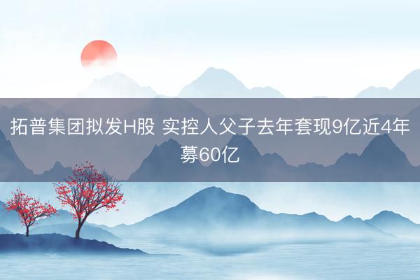 拓普集团拟发H股 实控人父子去年套现9亿近4年募60亿