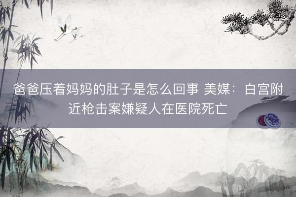爸爸压着妈妈的肚子是怎么回事 美媒：白宫附近枪击案嫌疑人在医院死亡