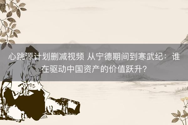 心跳源计划删减视频 从宁德期间到寒武纪：谁在驱动中国资产的价值跃升？